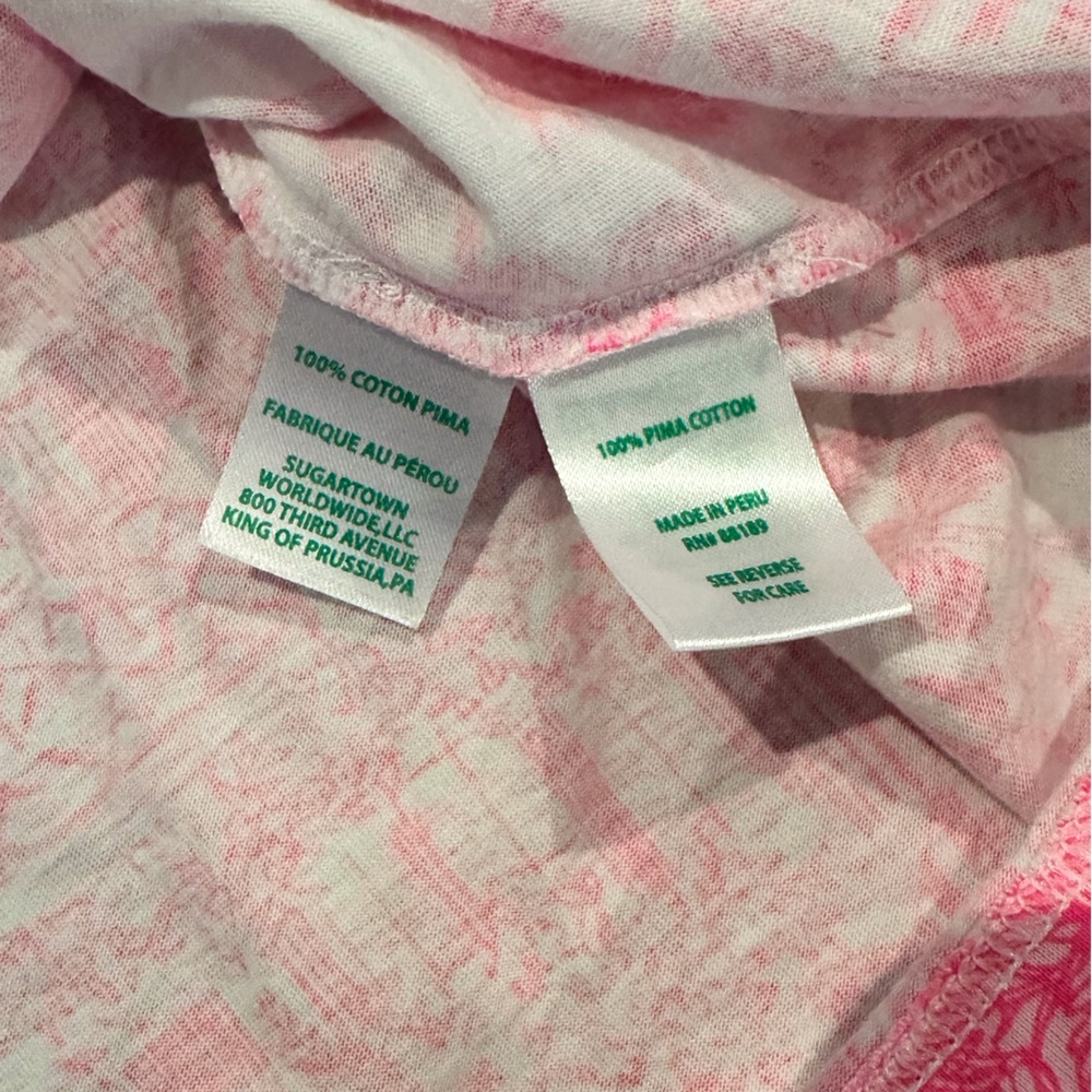 Lilly Pulitzer Jannie V-Neck Bell Sleeve Dress in Pink PB Anniversary Toile - Picture 8 of 12